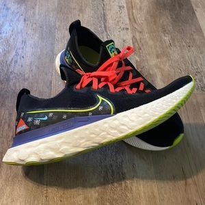 Nike react infinity run flyknit “bright cactus” size 11
